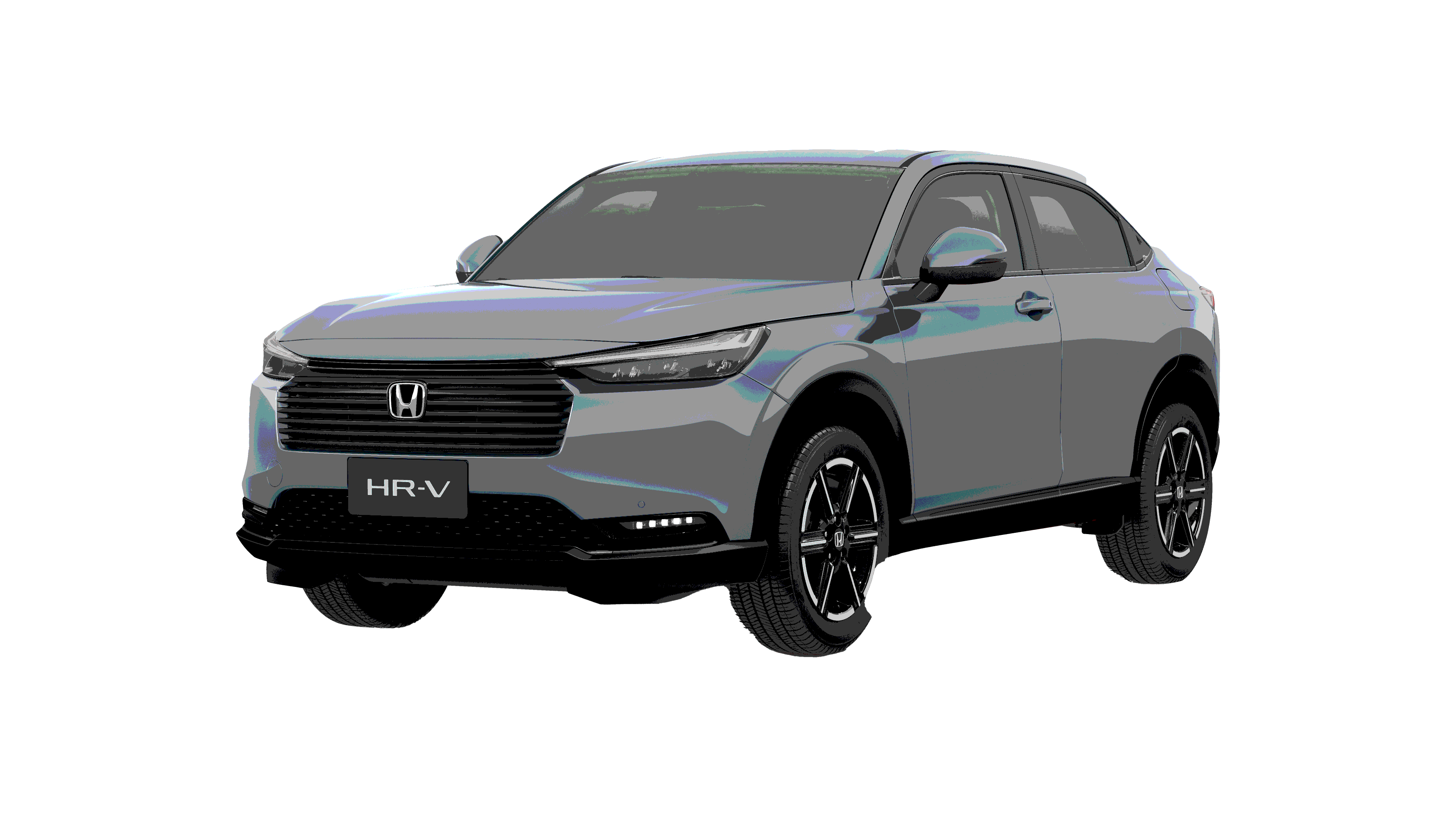 HONDA HR-V color Lunar Silver Metallic EXL